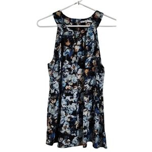 Violet + Claire Women's Size L Floral Print Sleeveless Halter Neck Top D58